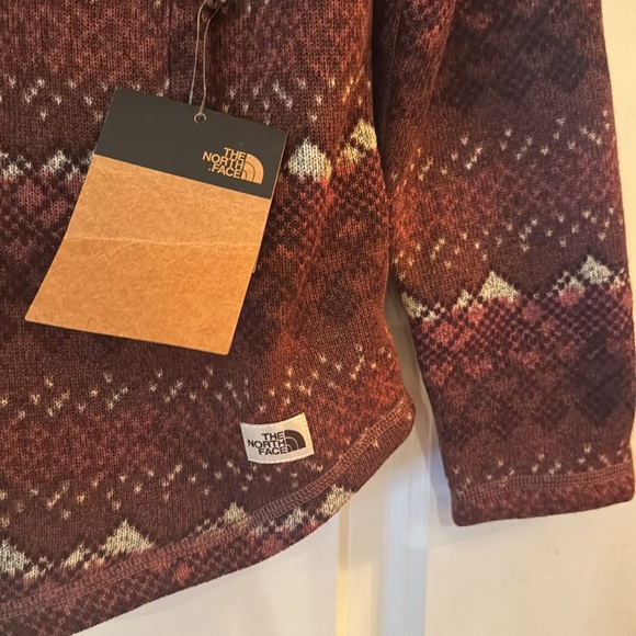 THE NORTH FACE PRINTED CRESCENT HOODED PULLOVER FLEECE - Picture 3 of 6